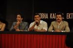 Anil Kapoor, John Abraham, Tusshar Kapoor at the Launch of Shootout at Wadala in Mehboob, Bandra on 29th Feb 2012 (27).JPG