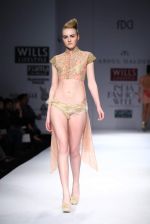 Model walks the ramp for Abdul Halder, Virtues by Viral, Ashish and Vikrant at Wills Lifestyle India Fashion Week Autumn Winter 2012 Day 5 on 19th Feb 2012 (16).JPG