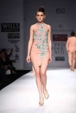 Model walks the ramp for Abdul Halder, Virtues by Viral, Ashish and Vikrant at Wills Lifestyle India Fashion Week Autumn Winter 2012 Day 5 on 19th Feb 2012 (20).JPG