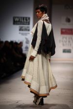 Model walks the ramp for Anju Modi at Wills Lifestyle India Fashion Week Autumn Winter 2012 Day 1 on 15th Feb 2012 (47).JPG