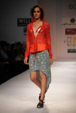 Model walks the ramp for Anupamaa Dayal ana James Ferreira at Wills Lifestyle India Fashion Week Autumn Winter 2012 Day 1 on 15th Feb 2012 (145).JPG
