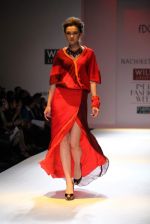 Model walks the ramp for Nachiket Barve, Rakesh Agarwal at Wills Lifestyle India Fashion Week Autumn Winter 2012 Day 2 on 16th Feb 2012 (15).JPG