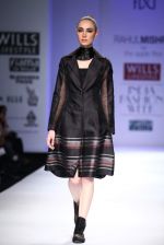 Model walks the ramp for Rahul Mishra at Wills Lifestyle India Fashion Week Autumn Winter 2012 Day 4 on 18th Feb 2012 (19).JPG