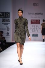 Model walks the ramp for Rahul Mishra at Wills Lifestyle India Fashion Week Autumn Winter 2012 Day 4 on 18th Feb 2012 (45).JPG