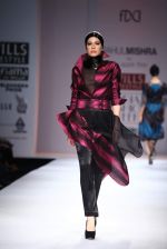 Model walks the ramp for Rahul Mishra at Wills Lifestyle India Fashion Week Autumn Winter 2012 Day 4 on 18th Feb 2012 (64).JPG