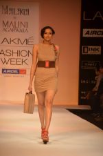 Model walk the ramp for Malini Agarwala Show at lakme fashion week 2012 Day 5 in Grand Hyatt, Mumbai on 6th March 2012 (11).JPG