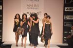 Vidya Malvade, Maria Goretti, Madhoo Shah, Mini Mathur, Sharmila Khanna walk the ramp for Malini Agarwala Show at lakme fashion week 2012 Day 5 in Grand Hyatt, Mumbai on 6th March 2012 (93).JPG