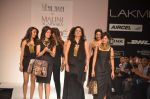 Vidya Malvade, Maria Goretti, Madhoo Shah, Mini Mathur, Sharmila Khanna walk the ramp for Malini Agarwala Show at lakme fashion week 2012 Day 5 in Grand Hyatt, Mumbai on 6th March 2012 (96).JPG