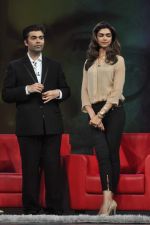Deepika Padukone, Karan Johar on the sets of NDTV show with Raveena in Yashraj on 7th March 2012 (92).JPG