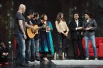 Deepika Padukone, Ritesh Deshmukh, Karan Johar, Raveena Tandon, Shankar Ehsaan Loy on the sets of NDTV show with Raveena in Yashraj on 7th March 2012 (119).JPG