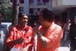 Govinda celebrates holi on 8th March 2012 (21).JPG