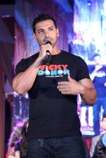 John Abraham at Vicky Donor Promotional event in Marine Lines, Mumbai on 23rd March 2012 (5).JPG