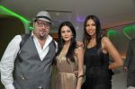 Riyaaz Amlani with Anchal Kumar and a friend at Reema Sen wedding reception in Mumbai on 25th March 2012.jpg