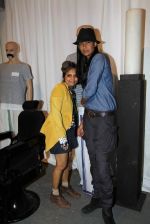 Little Shilpa with Carol Gracias at Le Mill men_s wear collection launch in Mumbai on 31st March 2012.JPG