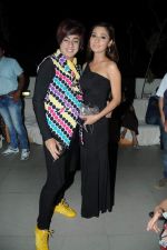 Rohit Verma with Sara Khan at Rohit Verma_s sis bash in Mumbai on 3rd April 2012.JPG