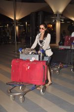 Shazahn Padamsee with Housefull 2 Stars snapped at Airport in Mumbai on 4th April 2012 (50).JPG