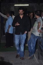 Arbaaz Khan at Housefull 2 screening with Raj Thackerey and Arbaaz Khan in Ketnav, Mumbai on 5th April 2012 (17).JPG