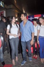 Zarine Khan, Akshay Kumar at the Special screening of Housefull 2 hosted by Yogesh Lakhani on 6th April 2012 (15).jpg