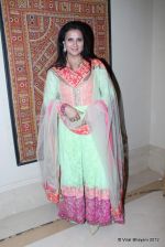 poonam dhillon at Manish Malhotra - Lilavati_s Save & Empower Girl Child show in Mumbai on 11th April 2012.JPG