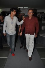 Naseeruddin Shah and Javed Jaffrey at The Rat Race Screening in Star House, Mumbai on 13th April 2012 (26).JPG