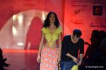 Sarah Jane Dias walk the ramp for Adam Saaks show presented by PushpGanga at ABIL Pune Fashion Weekon 13th April 2012 (124).JPG