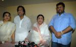 Lata Mangeshkar with Family in Press Conference at their residence Prabhu Kunj for Master Dinanath Award Announcement on 14th April 2012 (1).jpg