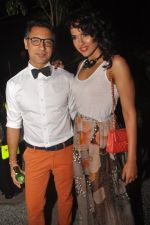 Nikhil Mehra + Sameera Reddy at The Carnival Theme party in Harem, Garden of Five Senses on 12th April 2012.JPG