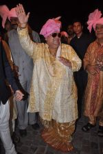 bappi lahiri at the weddinng of Bappa Lahiri and Taneesha Verma in ITC Grand Sheroton, Andheri, Mumbai on 17th April 2012.JPG