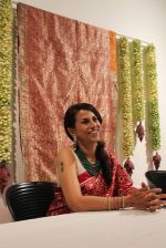 Shobha De at the launch of Soha Parekh_s Sari - Splendour In Thread in Mumbai on 18th April 2012 (53).JPG