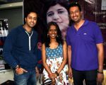 salim ,mahalaxmi iyer & suleman at the audio of Abhilasha Jhingran album Mann Tarang in Goregaon sports club on 21st April 2012.jpg