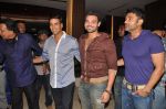 Akshay Kumar, Sunil Shetty, Mithun Chakraborty, Mimoh Chakraborty at the first look of movie Tukkaa Fit in Novotel, Mumbai on 11th May 2012 (9).JPG