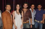 Akshay Kumar, Sunil Shetty, Mithun Chakraborty, Mimoh Chakraborty, Vaishali Desai at the first look of movie Tukkaa Fit in Novotel, Mumbai on 11th May 2012 (18).JPG
