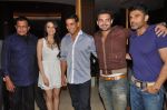 Akshay Kumar, Sunil Shetty, Mithun Chakraborty, Mimoh Chakraborty, Vaishali Desai at the first look of movie Tukkaa Fit in Novotel, Mumbai on 11th May 2012 (20).JPG
