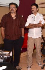 Rajkumar Hirani and Bishwadeep Chatterjee at the Opening of a boutique sound studio, Orbis on 19th May 2012.jpg