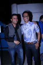 Ash Chandler & Designer Troy D_costa at Olive Bandra Celebrates release of the Film Love, Wrinkle- Free in Mumbai on 29th May 2012.JPG
