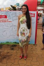 Tara Sharma promotes Kissan in Malad on 2nd May 2012 (14).JPG