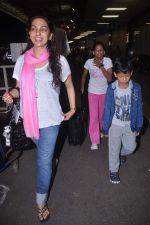 Juhi Chawla snapped at airport leaving for London in International Airport on 6th June 2012 (18).JPG