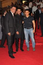 Aamir Khan, Boman Irani, Sharman Joshi at Ferrari Ki Sawari premiere in Mumbai on 14th June 2012 (127).JPG
