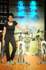 Mandira Bedi graces Gold_s Gym promotion in Mumbai on 24th June 2012 (21).JPG