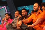 Abhishek Bachchan, Rohit Shetty, Ajay Devgan, Mithun Chakraborty at Bol Bacchan promotions on Zee Lil champs in Mahalaxmi on 25th June 2012 (31).JPG