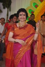 Vyjayanthimala at Esha Deol_s wedding in Iskcon Temple on 29th June 2012 (173).JPG