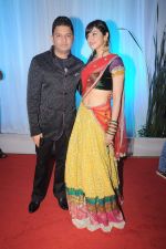 Divya Khosla Kumar, Bhushan Kumar at Esha Deol_s wedding reception in five-star hotel,Mumbai on 30th June 2012 (120).JPG