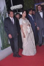 Hema Malini, Dharmendra at Esha Deol_s wedding reception in five-star hotel,Mumbai on 30th June 2012 (24).JPG