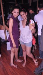 Aarzoo Sirkeck and Tara Kapur at Smoke House Grill on Live Night with Jonqui and DJ Amit at on 30 June 2012.JPG