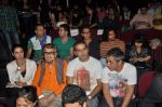 Farhan Akhtar, Apyque padamsee, Sharon Prabhakar at Ash Chandler_s play premiere in Comedy Store, Mumbai on 11th July 2012 (73).JPG