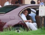 Yash Chopra visit Rajesh Khanna_s home Aashirwad in Mumbai on 18th July 2012 (14).JPG