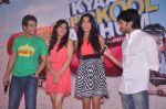 Neha Sharma, Sarah Jane, Tusshar Kapoor, Ritesh Deshmukh at Kya Super Cool Hain Hum promotions in NM College, Mumbai on 21st July 2012 (113).JPG