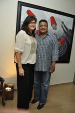 Sanjay Gupta with wife Anu at Nisha Zaveri_s Myrah spa in Mumbai on 29th July 2012.jpg