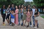 Sanjeeda Sheikh, Giriraj Kabra,Raj Mange,Reshmi Ghosh,Aparna Tarakad, Shreya Jha, Pankaj Tiwari,Sachin Shroff, Jayshree Soni at Sahara One TV stars Alibaugh day out in Mumbai on 29th July 2012 (72).JPG