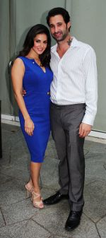 Sunny Leone and Daniel Weber at Hotel Hyatt Regency to promote Sunny_s debut film Jism-2 directed by Pooja Bhatt.jpg